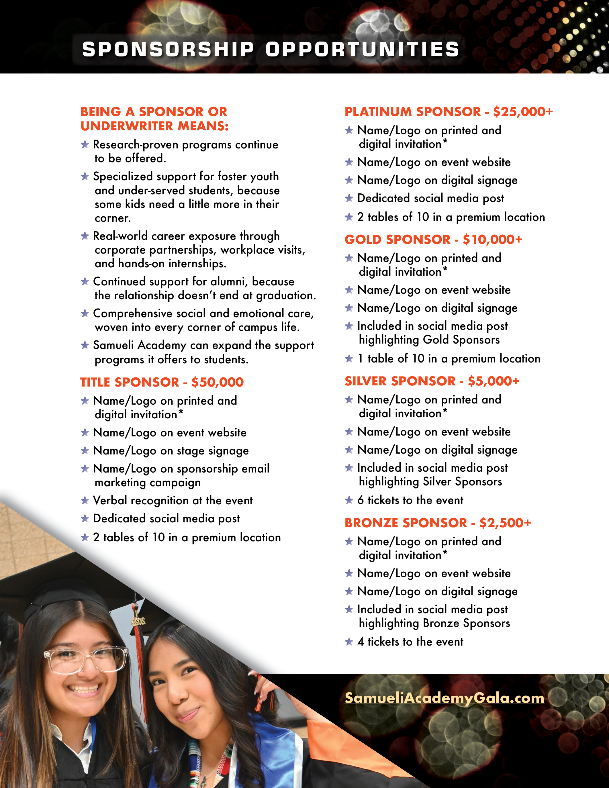 Sponsorship Opportunities